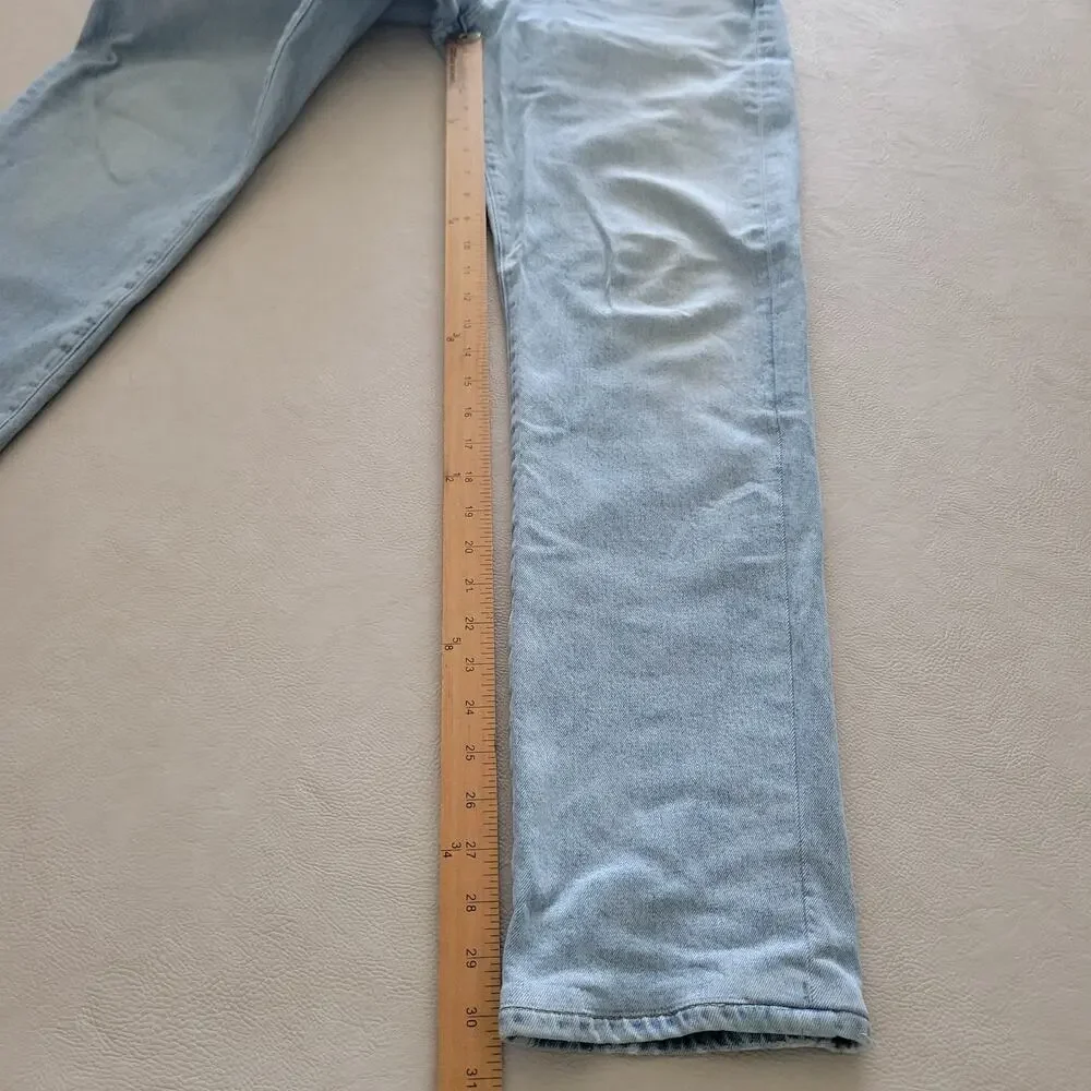 Citizens of Humanity Gage Classic Straight Jeans Mens 33 Light Wash Stretch USA